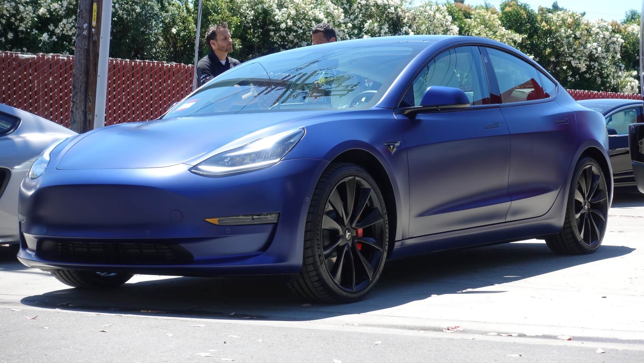 xpel stealth tesla model 3 all colors in matte paint protection film