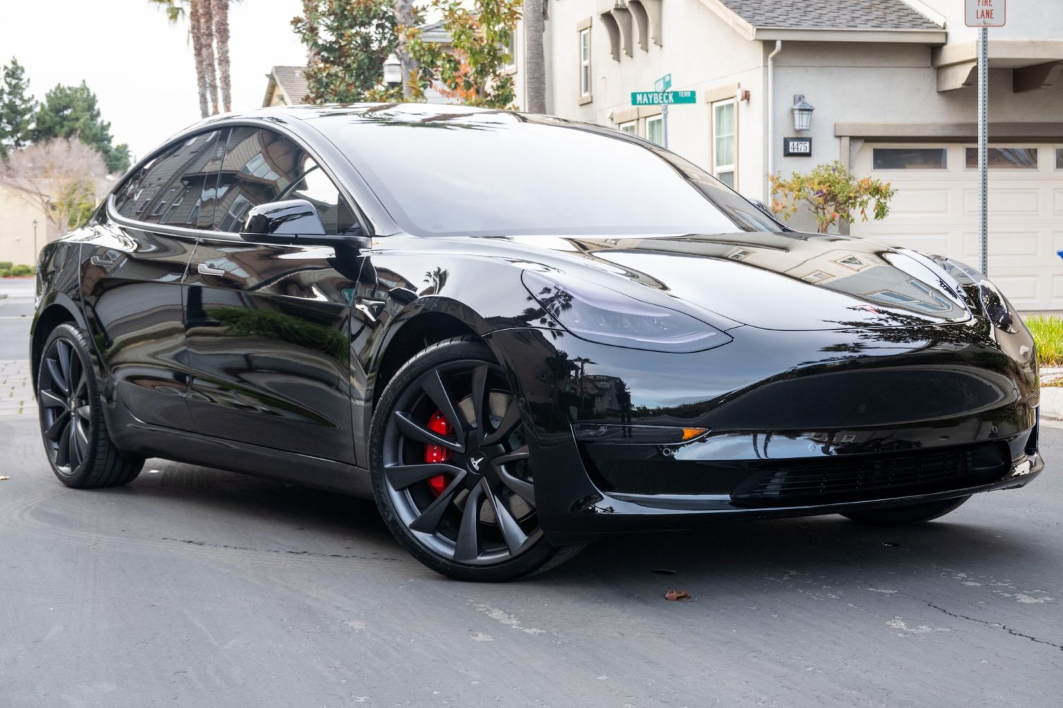 2020 Tesla Model 3 Front End STEK DYNOShield PPF, 3M Crystalline Tint
