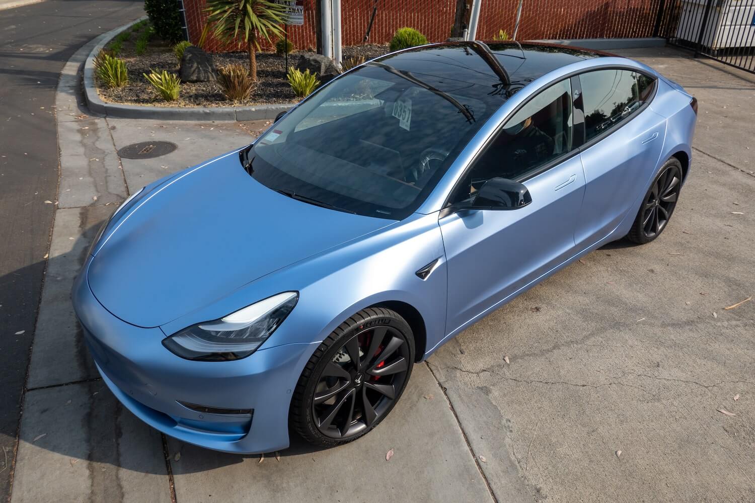 Tesla Model 3 - Matte Metallic Brilliant Blue Wrap