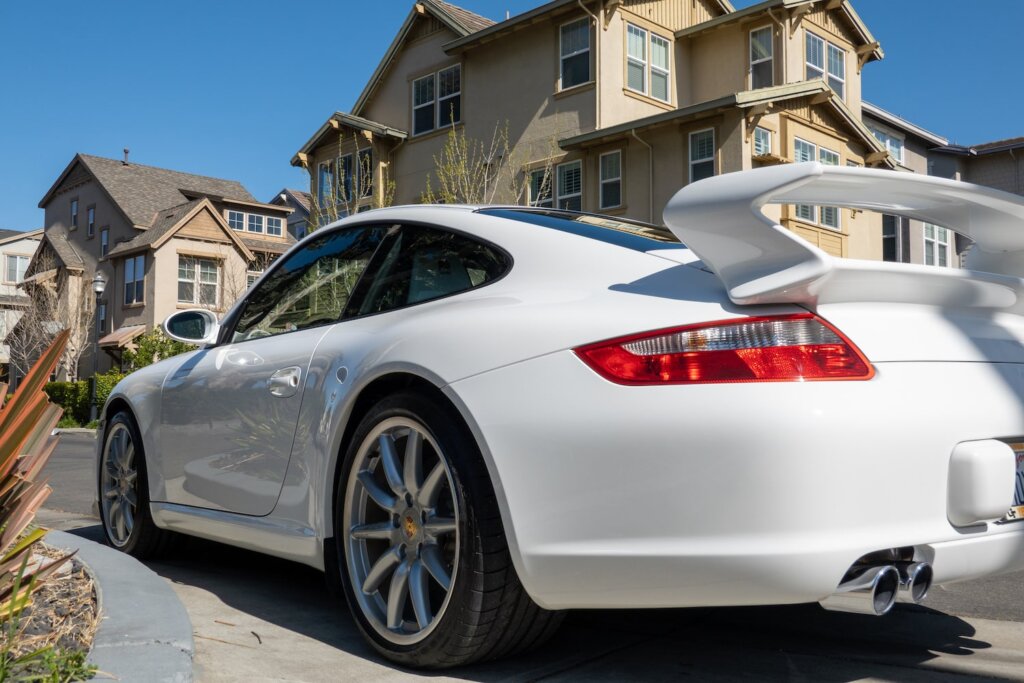 white porsche ppf complete