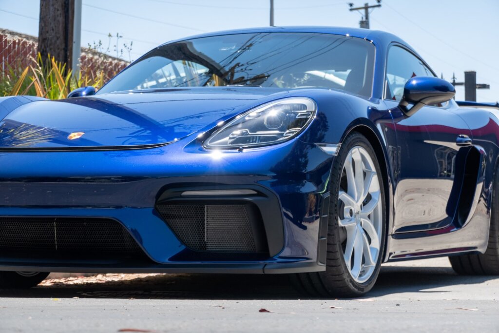blue porsche full ppf complete