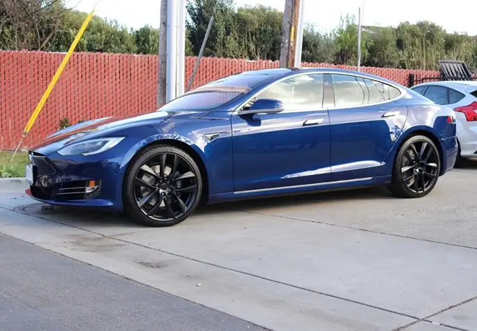 Tesla modle s powdercoat wheels img