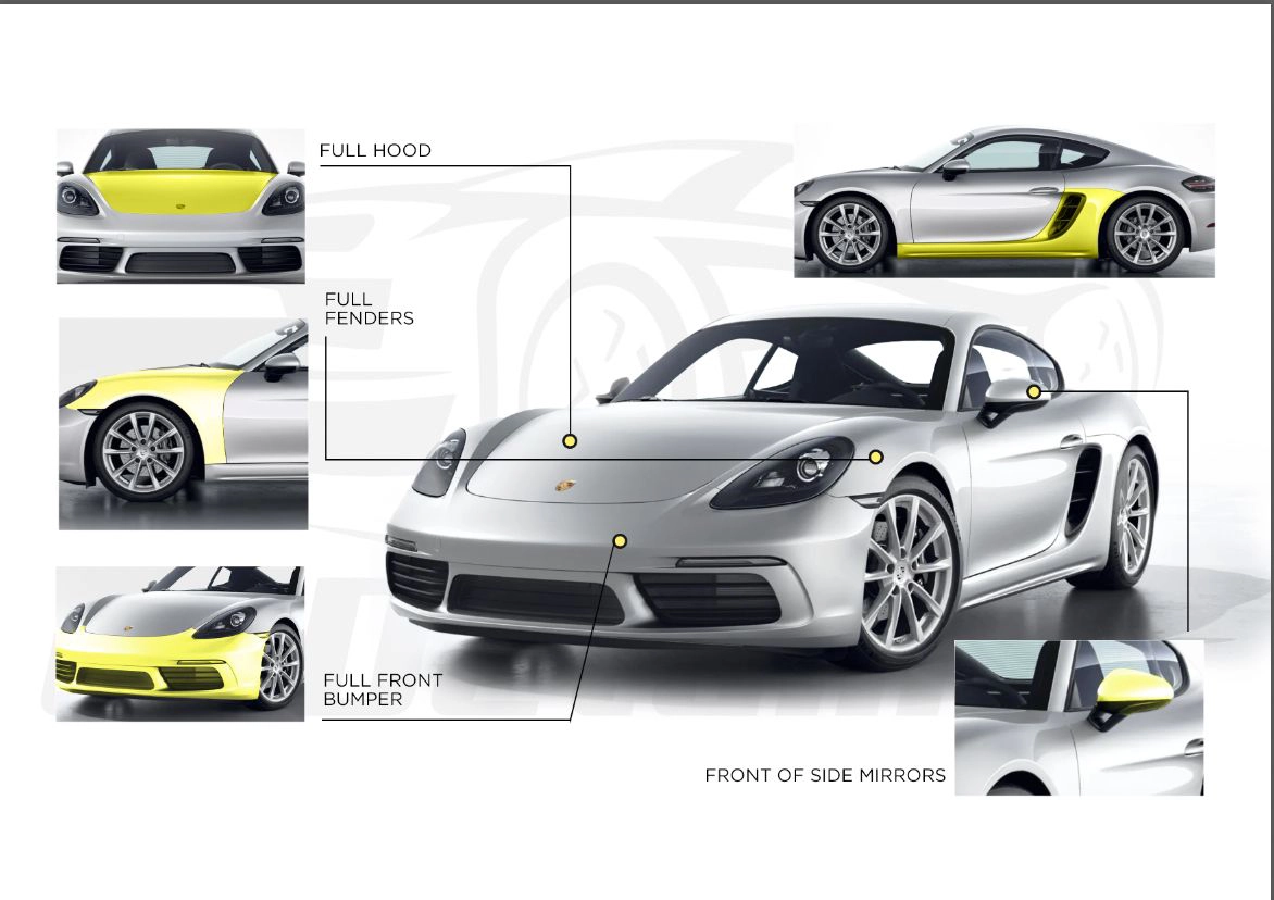 Porsche 718 - Front End Track Package
